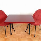 Set of Italian mid-century cocktail chairs, 1963.