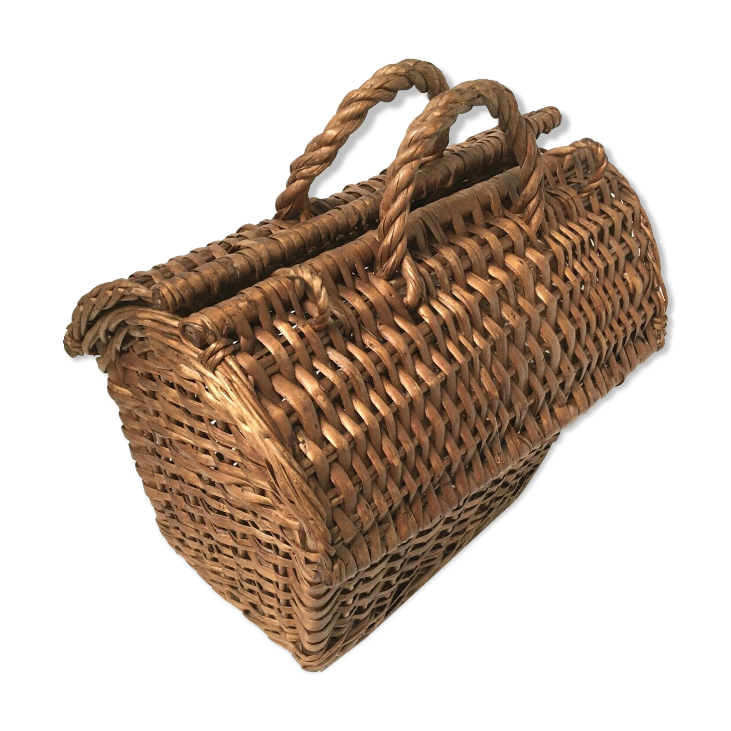 Wicker bag basket
