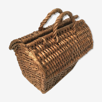 Wicker bag basket