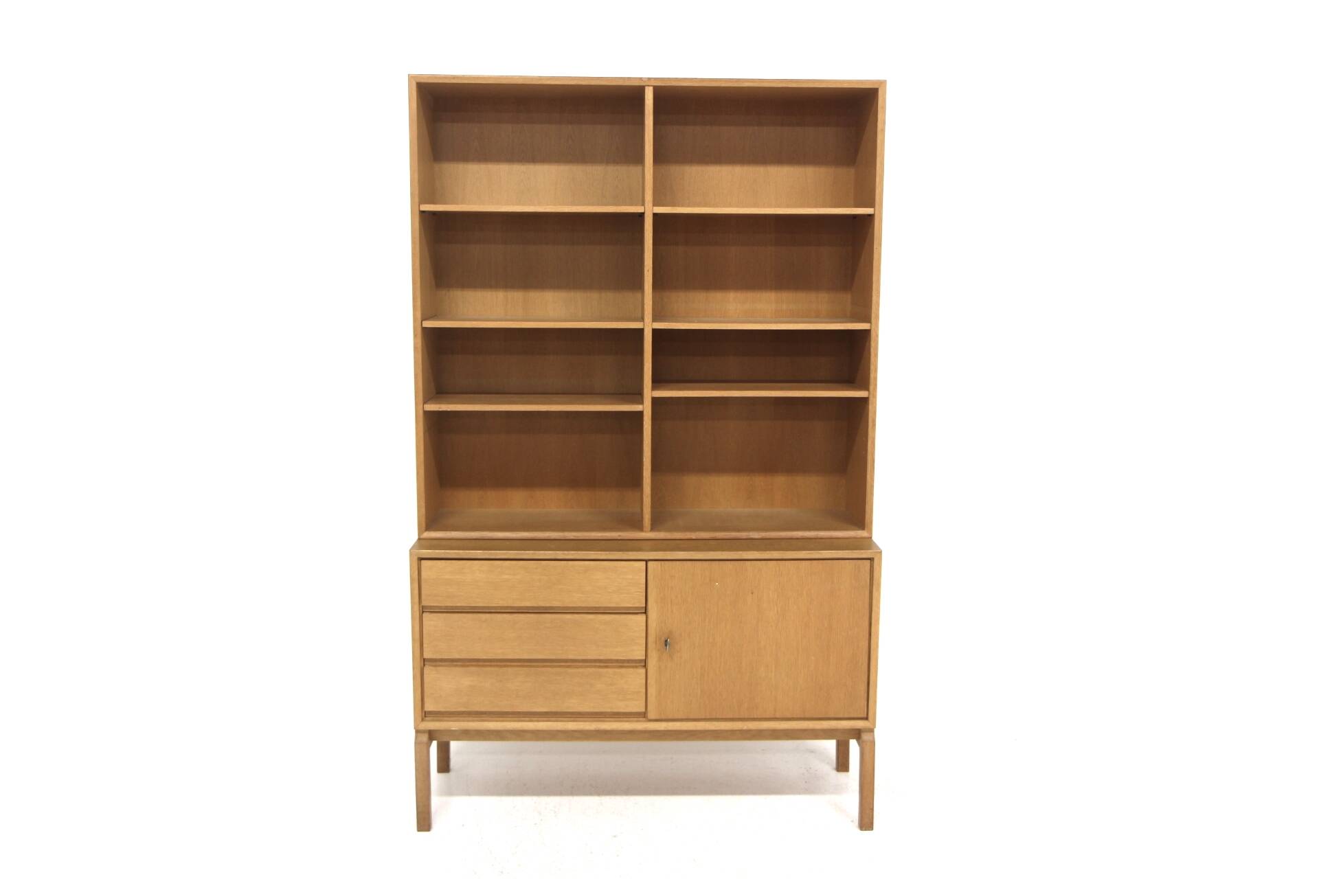 Scandinavian oak bookcase, Marian Grabinski, Möbel-Ikea, Sweden, 1960