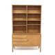 Scandinavian oak bookcase, Marian Grabinski, Möbel-Ikea, Sweden, 1960