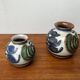 Cactus series round vases in ceramic from the mid-century modern Danish studio Søholm, 1960s, set of 2.