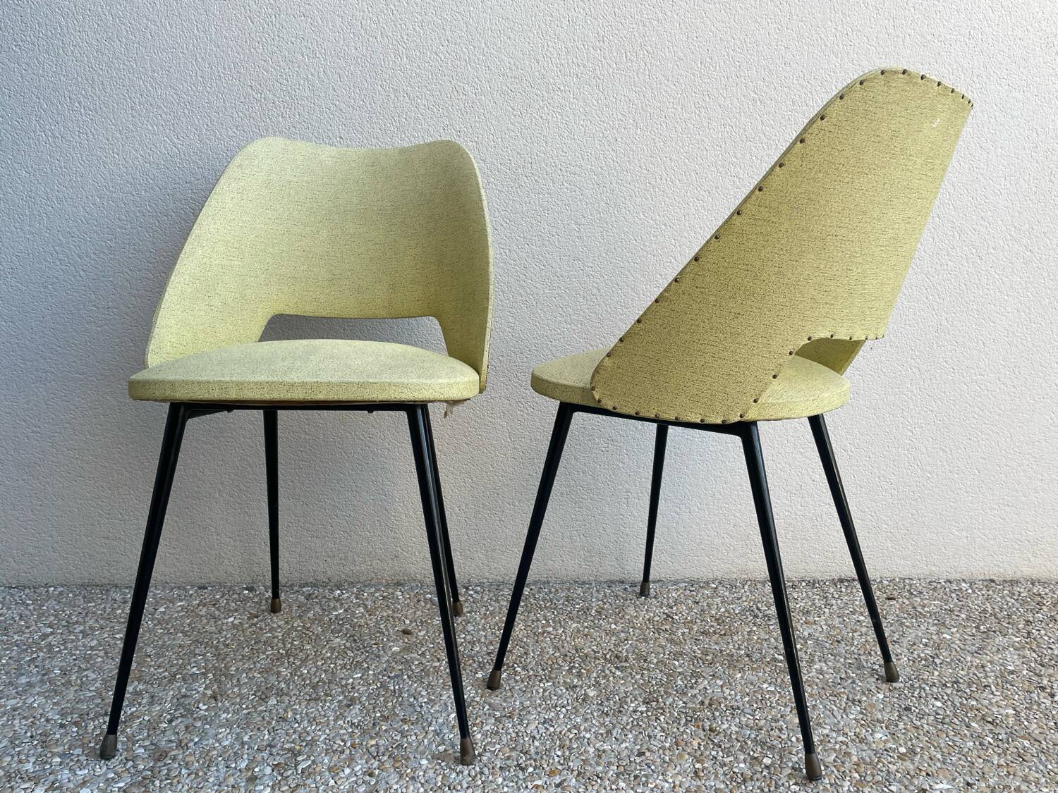 Pair of Achille Decomère chairs
