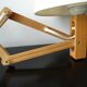 Vintage zig zag wall lamp