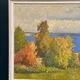 Original Swedish Oil On Canvas – “By The Sea” By H. Lindmark – Dated 1983 – Vintage & Framed
