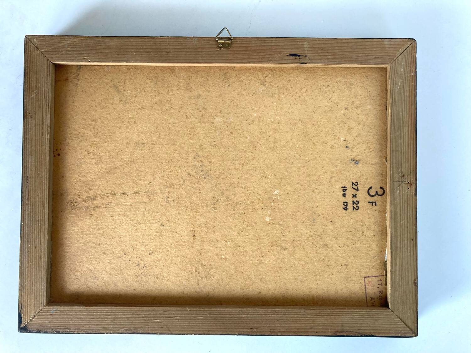 Naive village painting