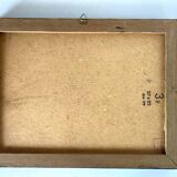 Naive village painting