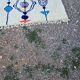 Handmade natural Berber rug 3x2 m