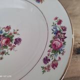 Set of 10 Sarreguemines soup plates, Guy model