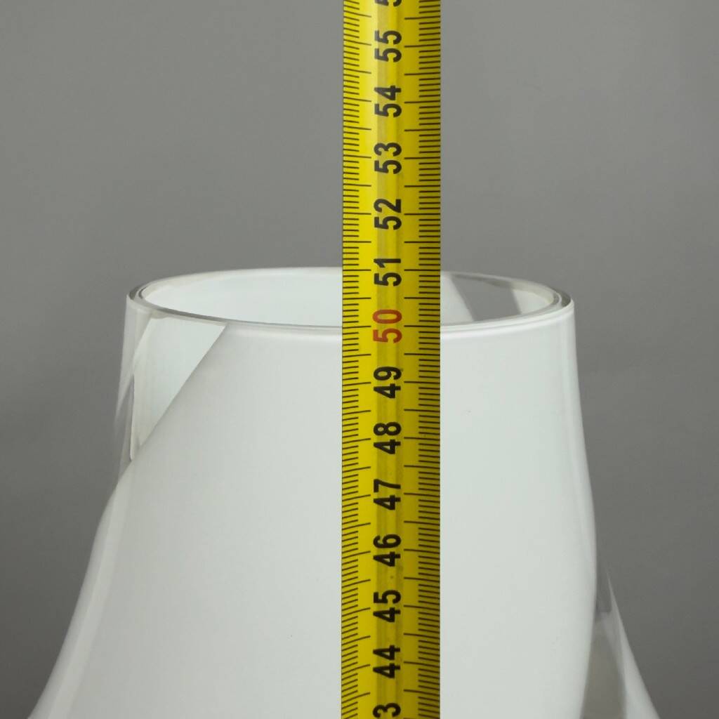 Mushroom table lamp in Murano glass by De Majo, large vintage design from the 70s.