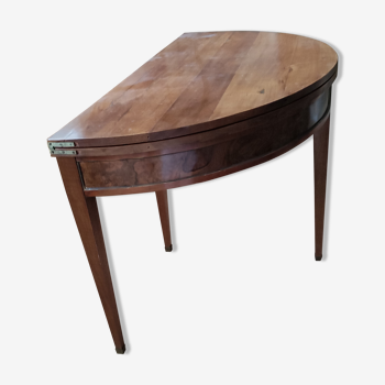 table demi-lune