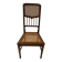 Art Deco bedroom chair in marquetry wood, 20th century.