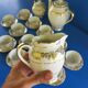F.D Chauvigny porcelain coffee service complete gold frieze décor