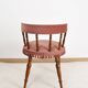 Old velvet armchair, toad style, from the 1950s