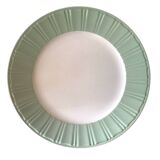 Villeroy & Boch set of 3 dinner plates – almond green & white