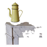 Large enameled coffee pot