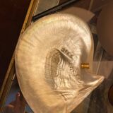 Pearly and brass ashtray