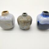 Set of 3 scandinavian miniature vases