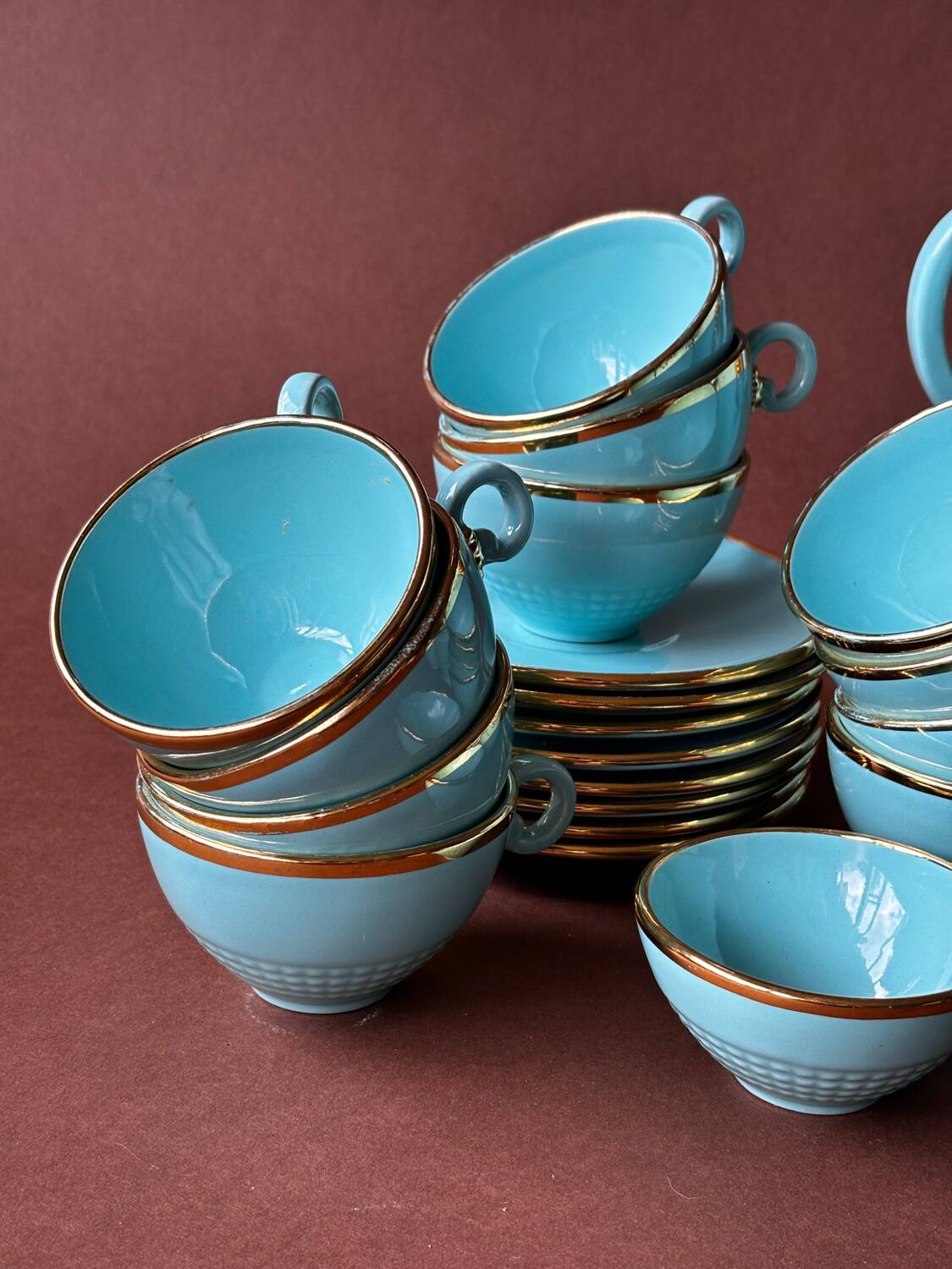 Saint-Clement art deco coffee service