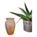 Small pink bulb vase