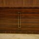 Minimalist enfilade in ebony and sycamore 1960s