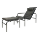 Fauteuil lounge vintage italien des années 1980 'Genni' avec repose-pieds par Gabriele Mucchi pour Zanotta