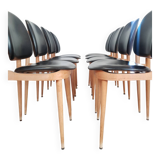 Vintage "Pegase" chairs by Pierre Gurariche / Baumann