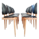 Chaises vintages"pégase" par Pierre Gurariche / Baumann