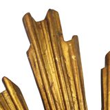 Large Sun Mirror Gold Leaf Gilded Sunburst Mirror 54cm