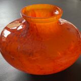 Large art-deco vase le lorrain glassware Daum Nancy 1925