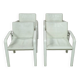 Set of 4 leather dining chairs by Jacques Toussaint and Patrizia Angeloni for Matteo Grassi. Italy 1