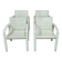 Set of 4 leather dining chairs by Jacques Toussaint and Patrizia Angeloni for Matteo Grassi. Italy 1