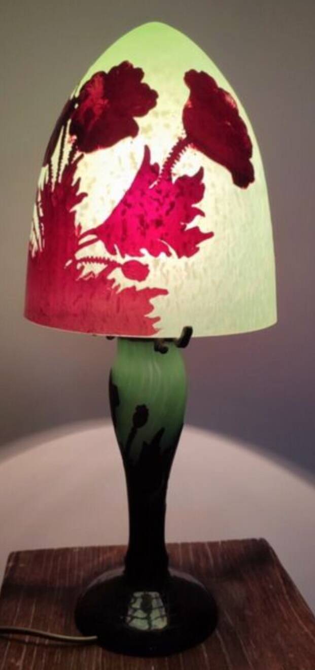 Glass paste lamp