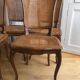 Set of 6 Louis XV chairs Cherry and canework