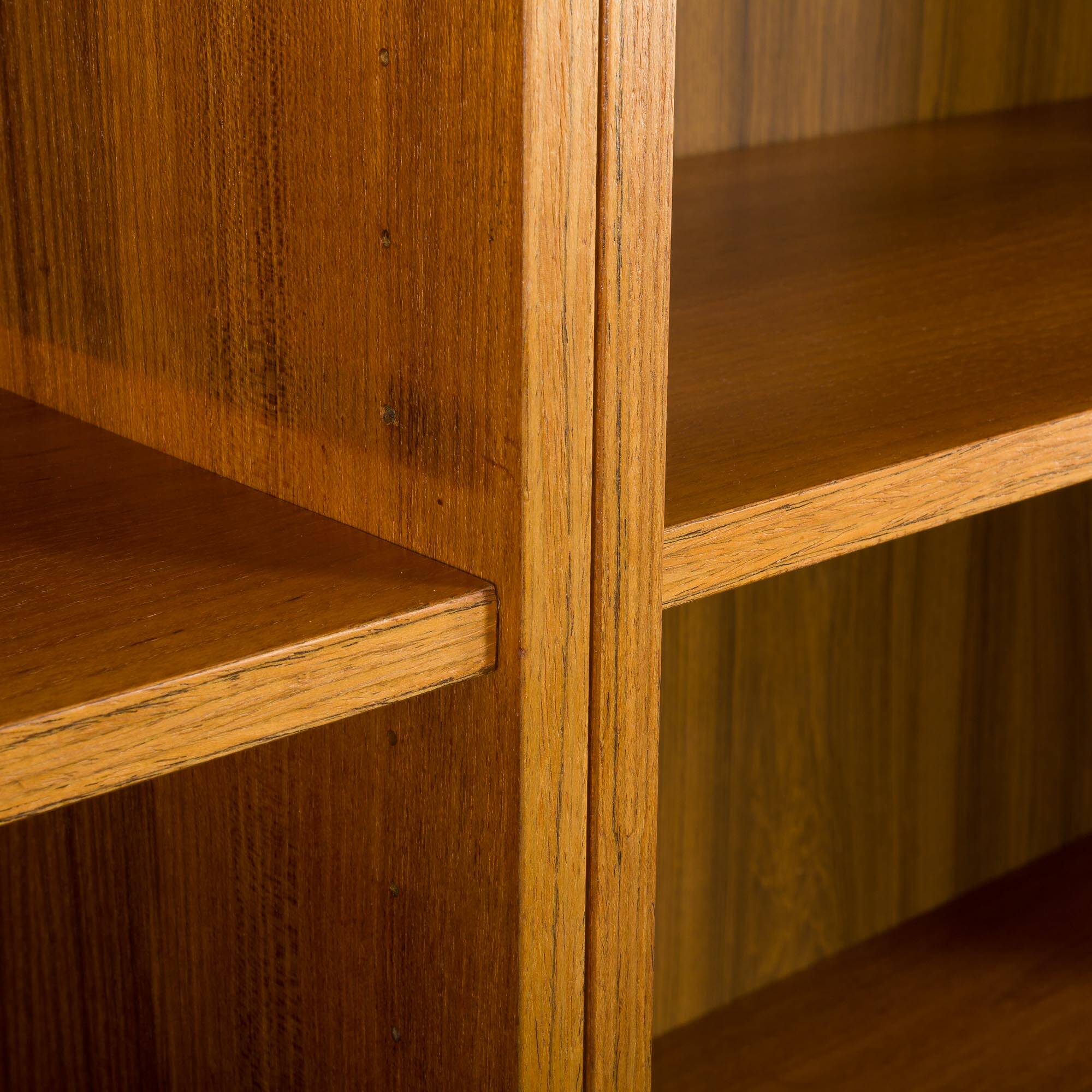 Pair of Danish bookcases in teak, Denmark, 1970s