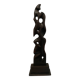 Abstract wooden sculpture 20th century