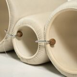 Pair of Tube Armchairs by Joe Colombo for Flexform, first edition.