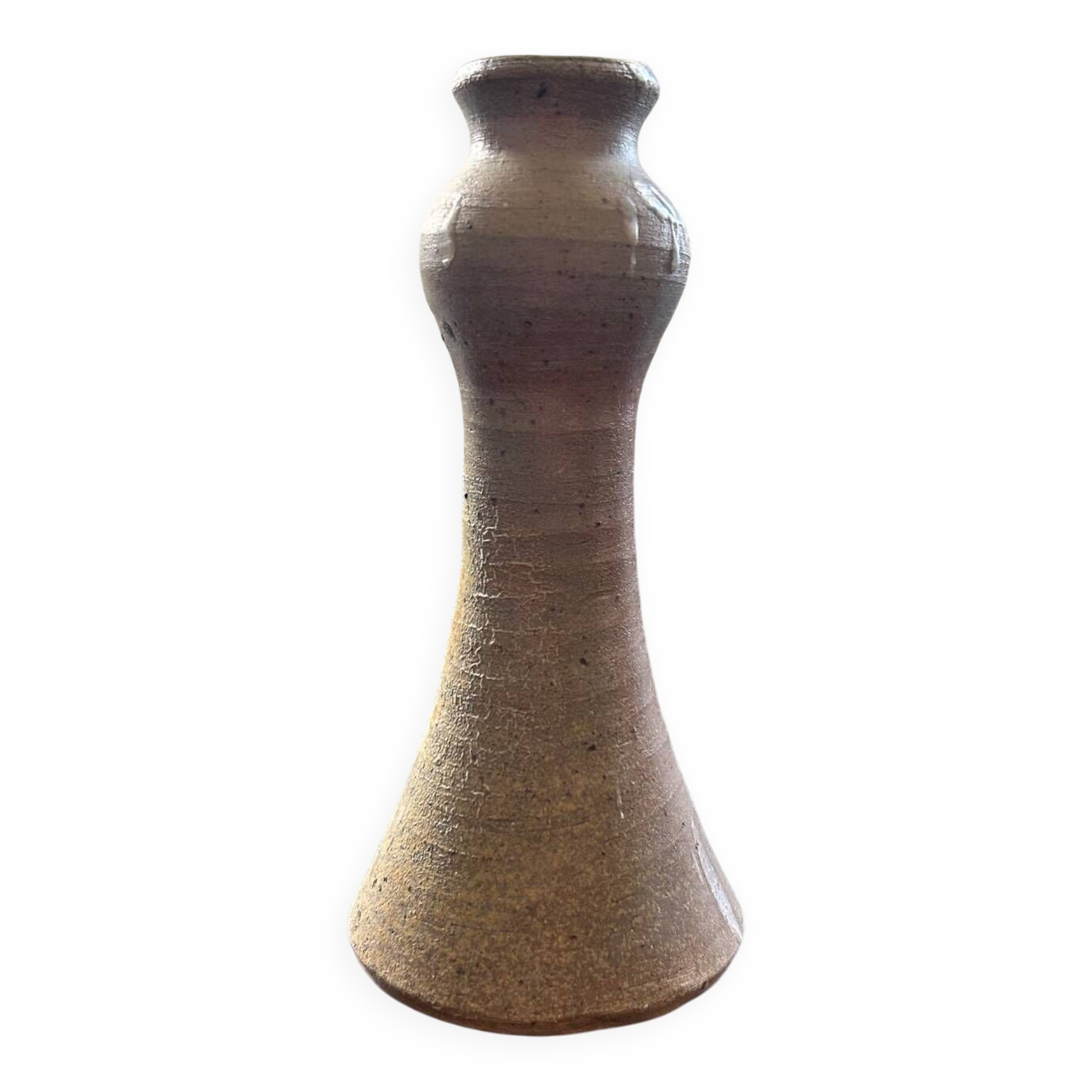 Stoneware candle holder