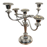 Original silver-plated candlestick with twisted arm, 1980