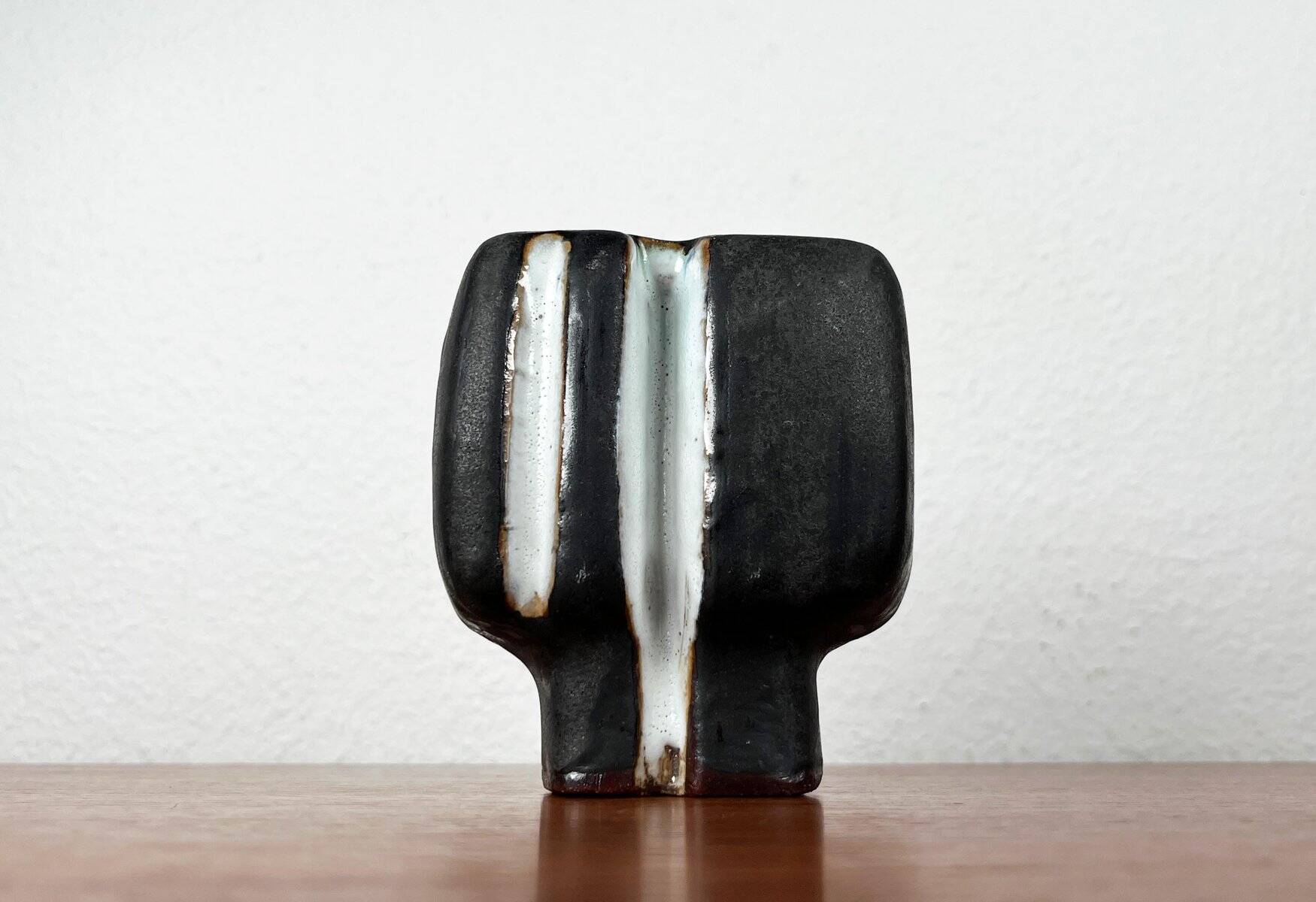 Vase de poterie d'atelier allemand du milieu du siècle par Helmut Friedrich Schäffenacker pour Schäffenacker Keramik, années 1960
