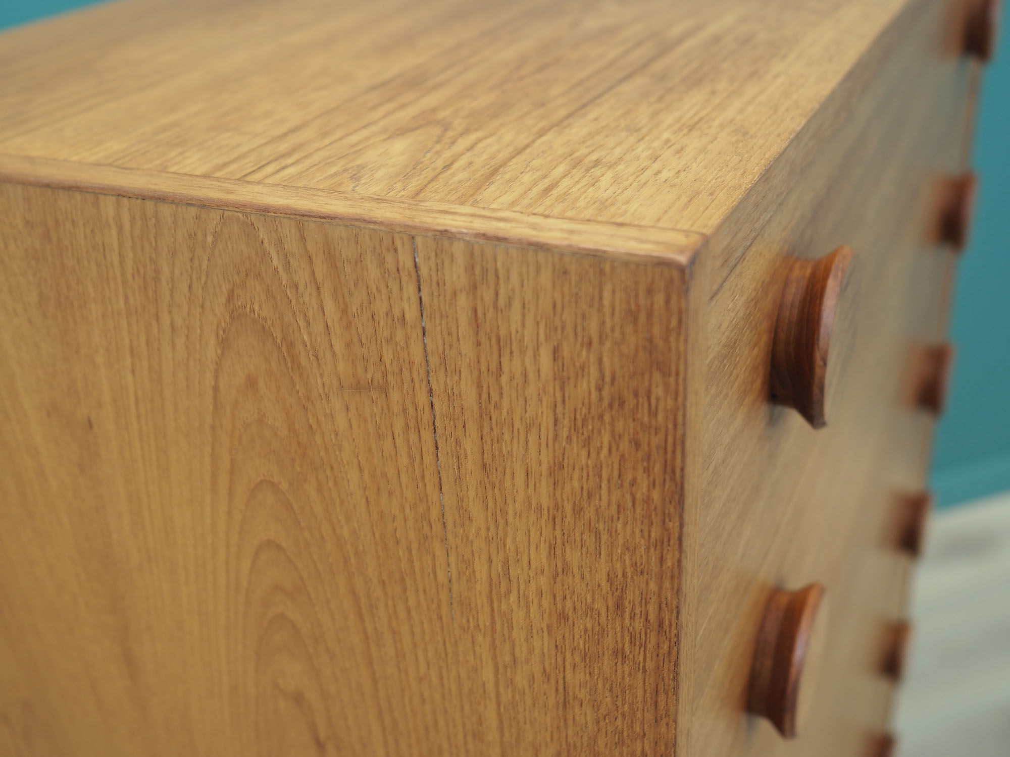 Teak chest of drawers, Danish design, 1970s, made in Denmark