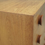 Teak chest of drawers, Danish design, 1970s, made in Denmark