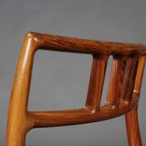 Set of 6 Chairs Dining Niels O. Møller rosewood