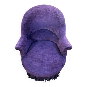 Petit fauteuil crapaud - velours