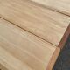 Large stripped solid oak dining table in Louis XVI style with 3 extensions.