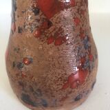 Brutalist vase with dripping decoration