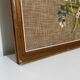 MCM needlepoint wall art - wild flower bouquet
