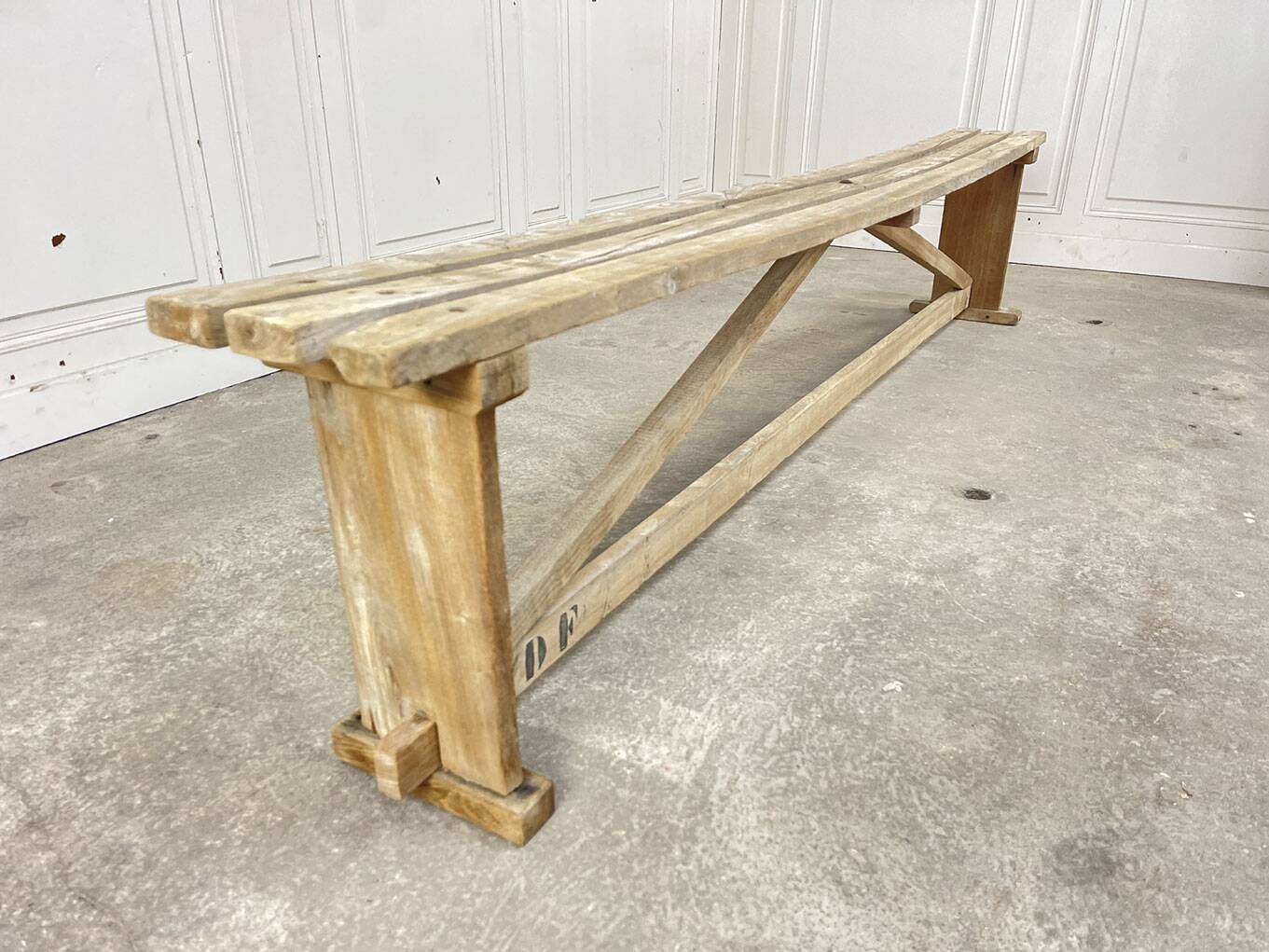 Slatted benches 1930 in beech