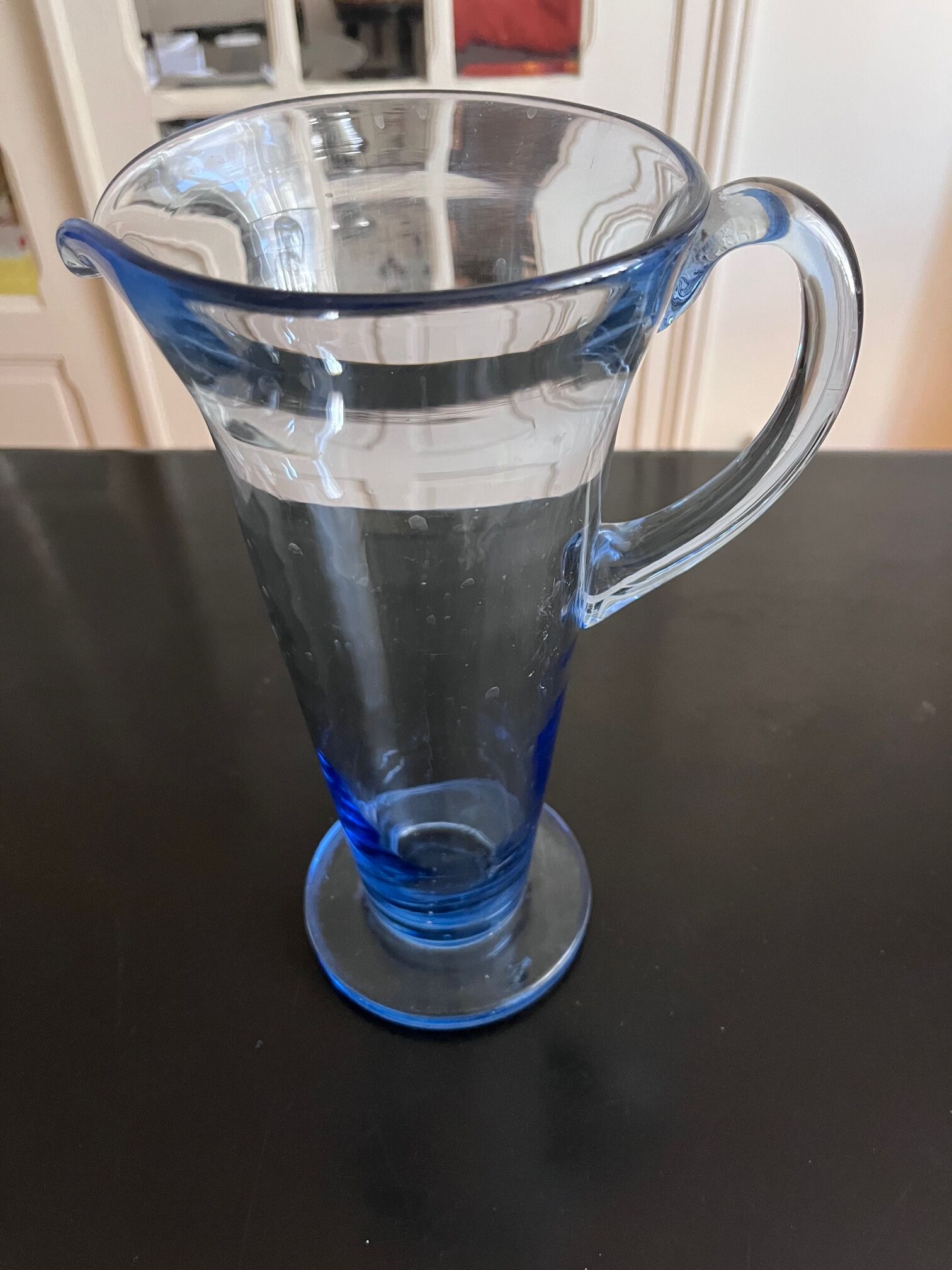 Vintage glass pitcher