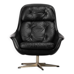 chaise pivotante en cuir